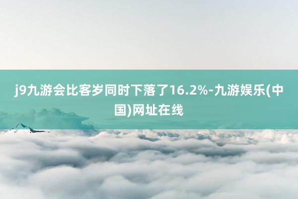 j9九游会比客岁同时下落了16.2%-九游娱乐(中国)网址在线