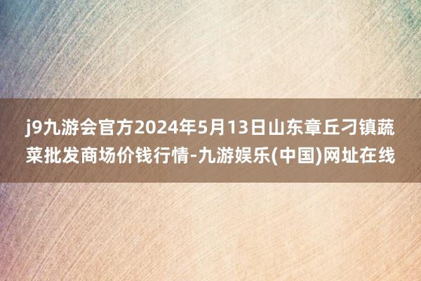 j9九游会官方2024年5月13日山东章丘刁镇蔬菜批发商场价钱行情-九游娱乐(中国)网址在线